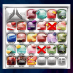 KISS 煙彈台灣常見口味包裝整理圖